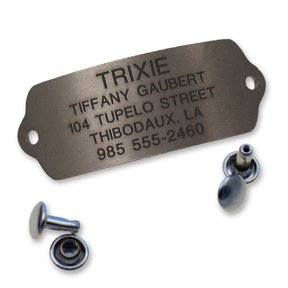 Rivet-On Dog Tags, - Lucky Pet